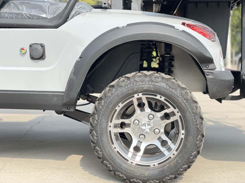 Gray Battery Operated Golf Cart