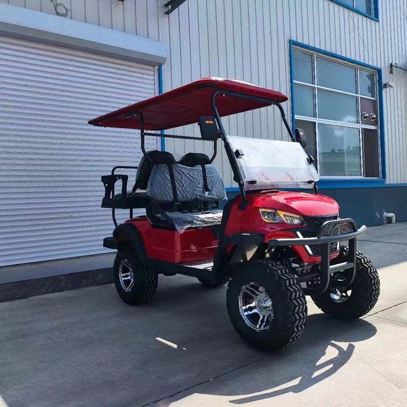Red Golf Cart XKGC4