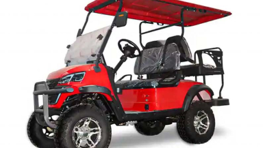 Red Golf Cart XKGC4