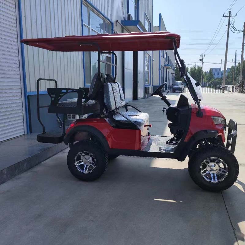 Red Golf Cart XKGC4