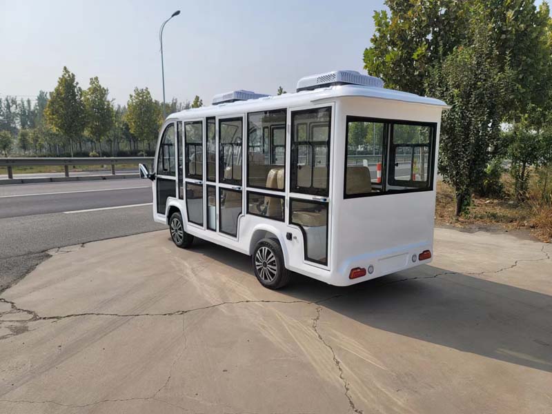 11 Seats Enclosed  mini Electric Sightseeing Bus