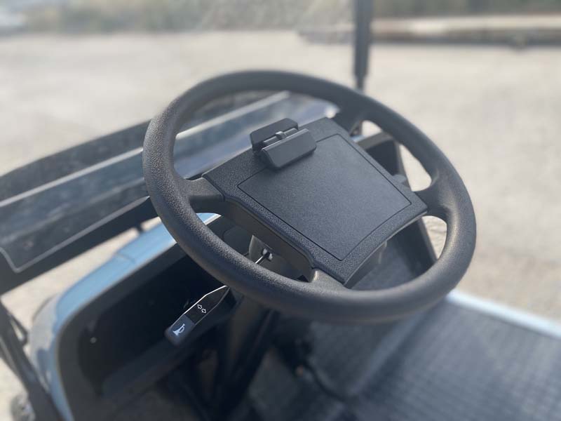 Blue Electric Golf Cart