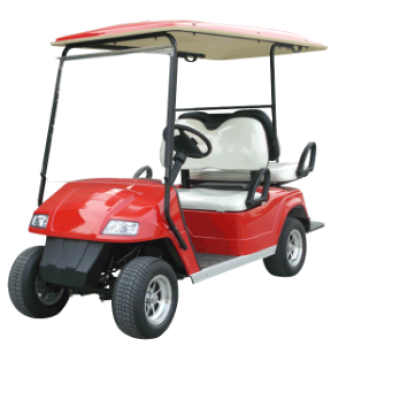 Red Electric Golf Cart