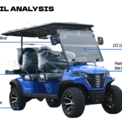 6 Seats Electric Golf Cart