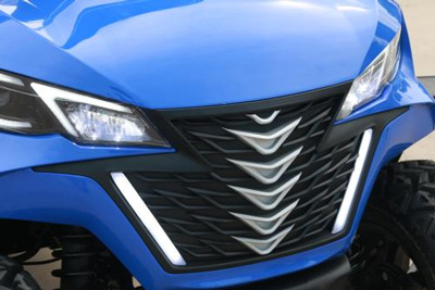 รถกอล์ฟไฟฟ้าสีน้ำเงิน Blue Electric Golf Car