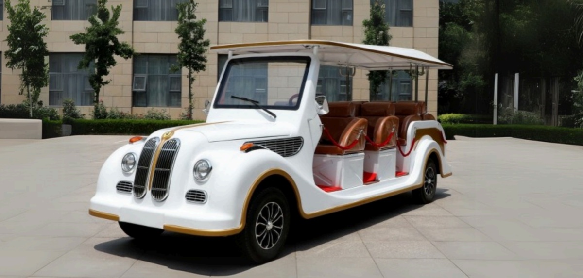 Electric vintage car