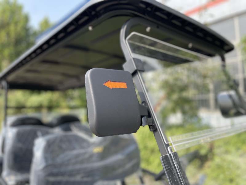 White Electric Golf Cart