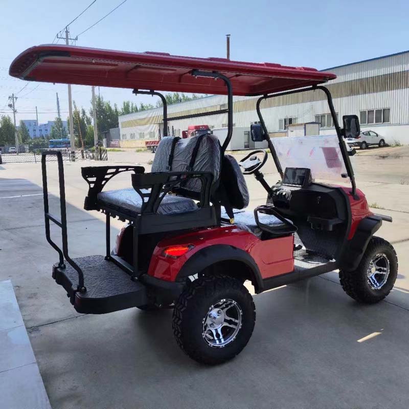 Red Golf Cart XKGC4
