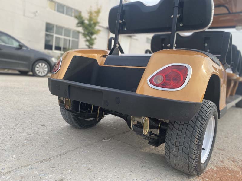 Golden Electric Golf Cart