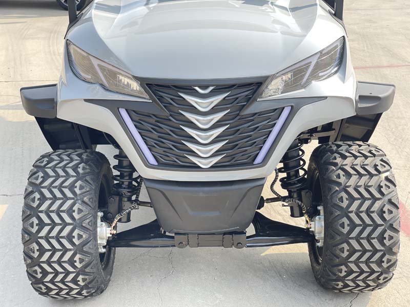 Gray Electric golf cart