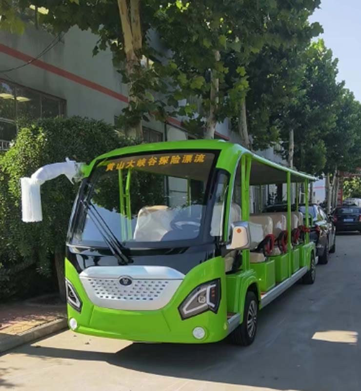 รถบัสนำเที่ยวไฟฟ้าคลาสสิก 17 ที่นั่ง