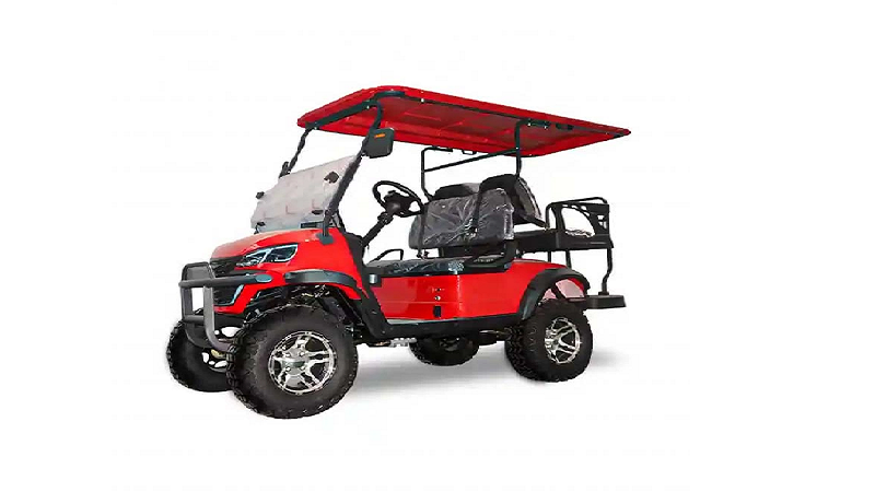 Red Golf Cart XKGC4