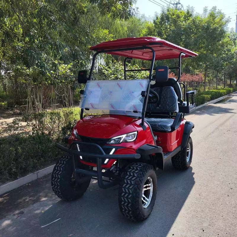 Red Golf Cart XKGC4