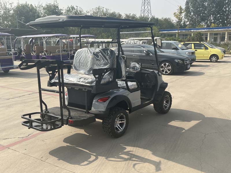 Gray Battery Operated Golf Cart