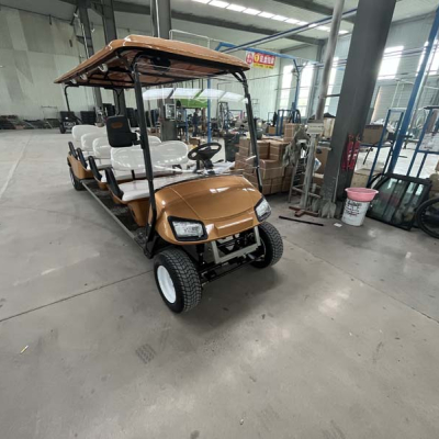 Golden Electric Golf Cart