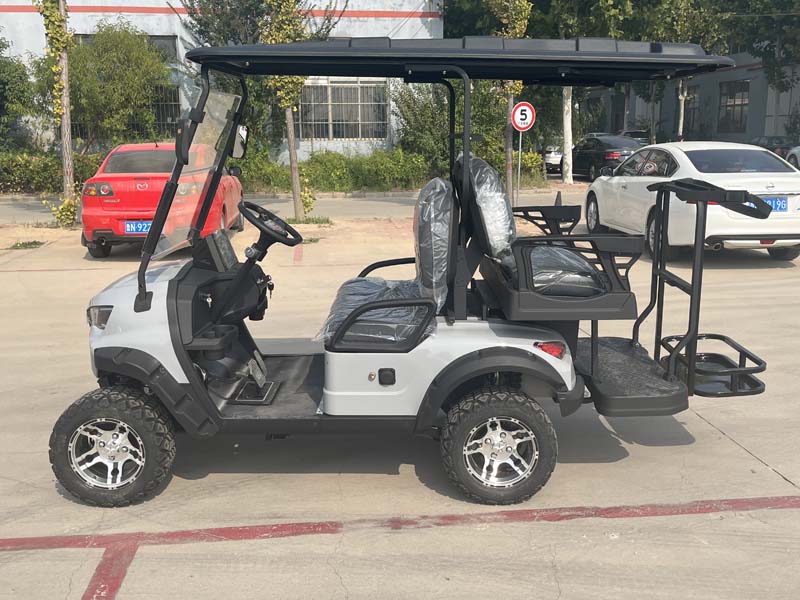 Gray Battery Operated Golf Cart