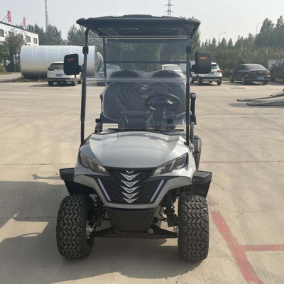 Gray Battery Operated Golf Cart